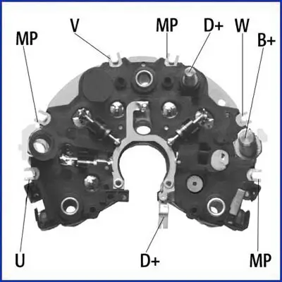 Gleichrichter, Generator HITACHI 139452