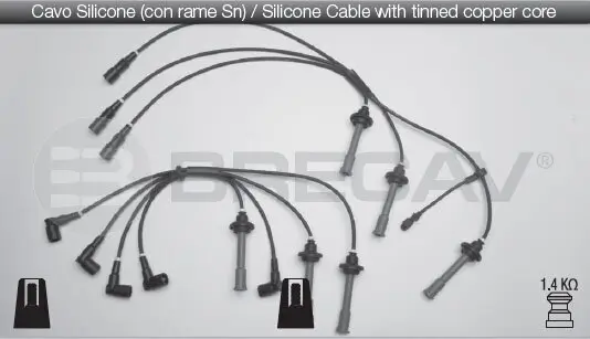 Zündleitungssatz BRECAV 01.933 Bild Zündleitungssatz BRECAV 01.933