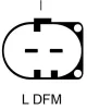 Generator 14 V DRI 2251462002 Bild Generator 14 V DRI 2251462002