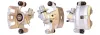Bremssattel Hinterachse rechts vor der Achse DRI 4236200