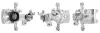 Bremssattel Hinterachse links vor der Achse DRI 4116510 Bild Bremssattel Hinterachse links vor der Achse DRI 4116510