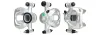 Bremssattel Hinterachse links vor der Achse DRI 4121230