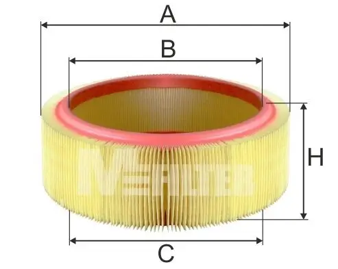 Luftfilter MFILTER A 580 Bild Luftfilter MFILTER A 580
