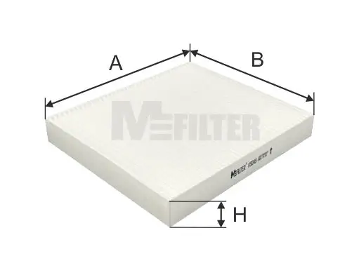 Filter, Innenraumluft MFILTER K 9249 Bild Filter, Innenraumluft MFILTER K 9249