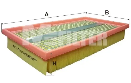 Luftfilter MFILTER K 349 Bild Luftfilter MFILTER K 349