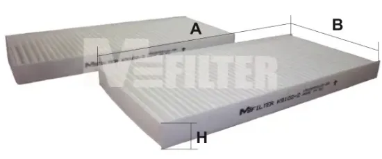 Filter, Innenraumluft MFILTER K 9102-2 Bild Filter, Innenraumluft MFILTER K 9102-2
