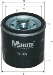 Ölfilter MFILTER TF 45 Bild Ölfilter MFILTER TF 45