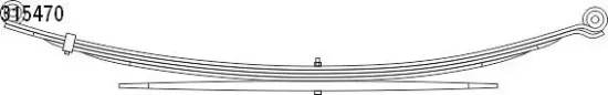 Federnpaket Hinterachse CS Germany 10.315.470.00 Bild Federnpaket Hinterachse CS Germany 10.315.470.00