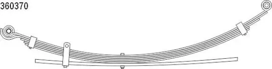 Federnpaket Hinterachse CS Germany 10.360.370.00 Bild Federnpaket Hinterachse CS Germany 10.360.370.00