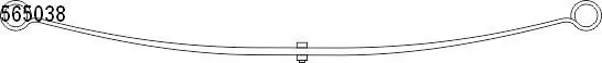 Federnpaket Hinterachse CS Germany 10.565.038.00