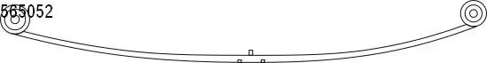 Federnpaket Hinterachse CS Germany 10.565.052.00