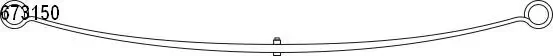 Federnpaket Hinterachse CS Germany 10.673.150.00