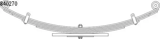 Federnpaket Hinterachse CS Germany 10.840.270.00 Bild Federnpaket Hinterachse CS Germany 10.840.270.00