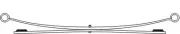 Federnpaket Hinterachse CS Germany 10.850.114.00