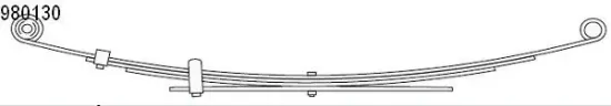 Federnpaket Hinterachse CS Germany 10.980.130.00 Bild Federnpaket Hinterachse CS Germany 10.980.130.00