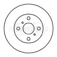 Bremsscheibe Vorderachse BORG & BECK BBD4039 Bild Bremsscheibe Vorderachse BORG & BECK BBD4039