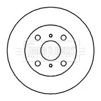 Bremsscheibe Vorderachse BORG & BECK BBD4040 Bild Bremsscheibe Vorderachse BORG & BECK BBD4040