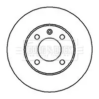Bremsscheibe BORG & BECK BBD4174 Bild Bremsscheibe BORG & BECK BBD4174