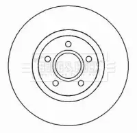 Bremsscheibe BORG & BECK BBD4452 Bild Bremsscheibe BORG & BECK BBD4452