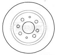 Bremsscheibe Hinterachse BORG & BECK BBD4461 Bild Bremsscheibe Hinterachse BORG & BECK BBD4461