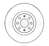 Bremsscheibe Vorderachse BORG & BECK BBD4544 Bild Bremsscheibe Vorderachse BORG & BECK BBD4544