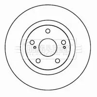 Bremsscheibe BORG & BECK BBD4606 Bild Bremsscheibe BORG & BECK BBD4606