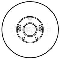 Bremsscheibe BORG & BECK BBD4702 Bild Bremsscheibe BORG & BECK BBD4702