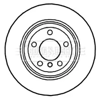 Bremsscheibe Hinterachse BORG & BECK BBD4726 Bild Bremsscheibe Hinterachse BORG & BECK BBD4726
