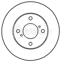 Bremsscheibe Vorderachse BORG & BECK BBD4791 Bild Bremsscheibe Vorderachse BORG & BECK BBD4791