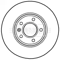 Bremsscheibe Vorderachse BORG & BECK BBD4797 Bild Bremsscheibe Vorderachse BORG & BECK BBD4797