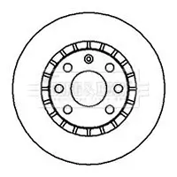 Bremsscheibe Vorderachse BORG & BECK BBD4904 Bild Bremsscheibe Vorderachse BORG & BECK BBD4904