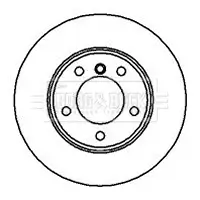 Bremsscheibe Vorderachse BORG & BECK BBD4952 Bild Bremsscheibe Vorderachse BORG & BECK BBD4952