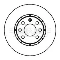 Bremsscheibe Vorderachse BORG & BECK BBD4960 Bild Bremsscheibe Vorderachse BORG & BECK BBD4960