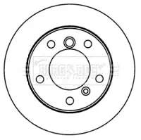 Bremsscheibe Hinterachse BORG & BECK BBD5778S Bild Bremsscheibe Hinterachse BORG & BECK BBD5778S
