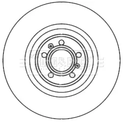 Bremsscheibe Vorderachse BORG & BECK BBD6009S Bild Bremsscheibe Vorderachse BORG & BECK BBD6009S