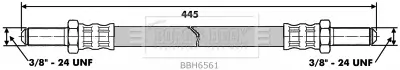Bremsschlauch BORG & BECK BBH6561 Bild Bremsschlauch BORG & BECK BBH6561