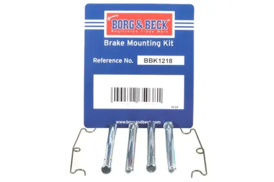 Zubehörsatz, Scheibenbremsbelag BORG & BECK BBK1218 Bild Zubehörsatz, Scheibenbremsbelag BORG & BECK BBK1218