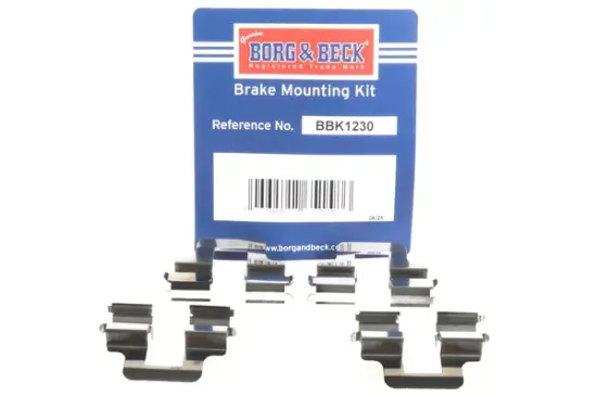 Zubehörsatz, Scheibenbremsbelag BORG & BECK BBK1230 Bild Zubehörsatz, Scheibenbremsbelag BORG & BECK BBK1230