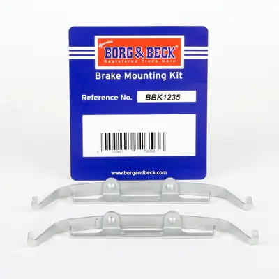 Zubehörsatz, Scheibenbremsbelag Vorderachse BORG & BECK BBK1235 Bild Zubehörsatz, Scheibenbremsbelag Vorderachse BORG & BECK BBK1235