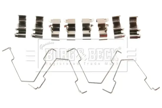 Zubehörsatz, Scheibenbremsbelag Hinterachse BORG & BECK BBK1322 Bild Zubehörsatz, Scheibenbremsbelag Hinterachse BORG & BECK BBK1322