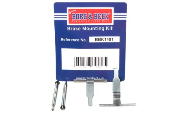 Zubehörsatz, Scheibenbremsbelag BORG & BECK BBK1401 Bild Zubehörsatz, Scheibenbremsbelag BORG & BECK BBK1401