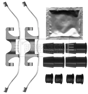 Zubehörsatz, Scheibenbremsbelag Vorderachse BORG & BECK BBK1528 Bild Zubehörsatz, Scheibenbremsbelag Vorderachse BORG & BECK BBK1528