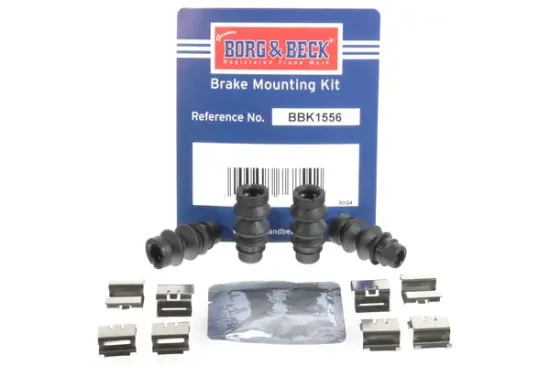 Zubehörsatz, Scheibenbremsbelag BORG & BECK BBK1556 Bild Zubehörsatz, Scheibenbremsbelag BORG & BECK BBK1556