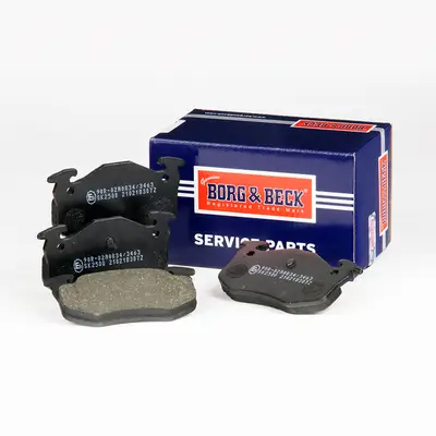 Bremsbelagsatz, Scheibenbremse Hinterachse BORG & BECK BBP1401 Bild Bremsbelagsatz, Scheibenbremse Hinterachse BORG & BECK BBP1401
