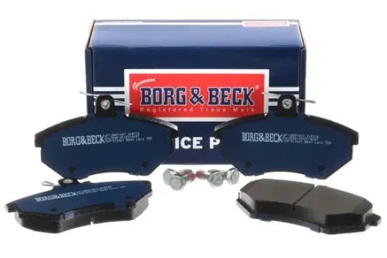 Bremsbelagsatz, Scheibenbremse Vorderachse BORG & BECK BBP1427 Bild Bremsbelagsatz, Scheibenbremse Vorderachse BORG & BECK BBP1427