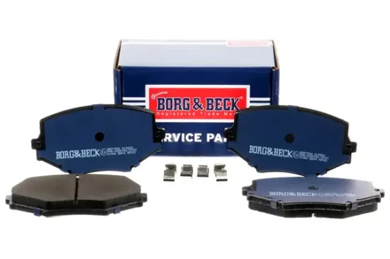 Bremsbelagsatz, Scheibenbremse Vorderachse BORG & BECK BBP1583 Bild Bremsbelagsatz, Scheibenbremse Vorderachse BORG & BECK BBP1583