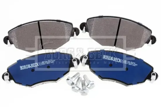Bremsbelagsatz, Scheibenbremse Vorderachse BORG & BECK BBP1706 Bild Bremsbelagsatz, Scheibenbremse Vorderachse BORG & BECK BBP1706