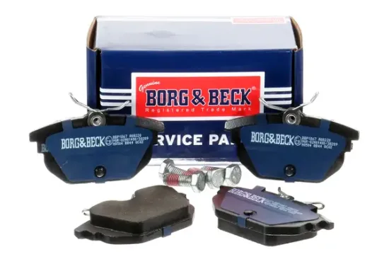 Bremsbelagsatz, Scheibenbremse Hinterachse BORG & BECK BBP1867 Bild Bremsbelagsatz, Scheibenbremse Hinterachse BORG & BECK BBP1867