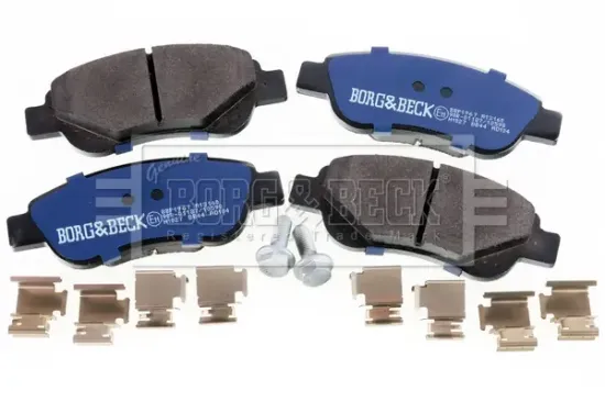 Bremsbelagsatz, Scheibenbremse Vorderachse BORG & BECK BBP1967 Bild Bremsbelagsatz, Scheibenbremse Vorderachse BORG & BECK BBP1967