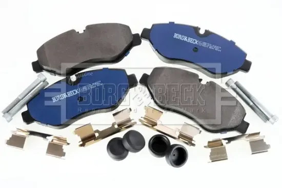 Bremsbelagsatz, Scheibenbremse Vorderachse BORG & BECK BBP1974 Bild Bremsbelagsatz, Scheibenbremse Vorderachse BORG & BECK BBP1974